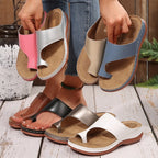 SAIDE™ | S51 SLIPPERS - SUMMER ROUND TOE FLAT BEACH SLIPPERS