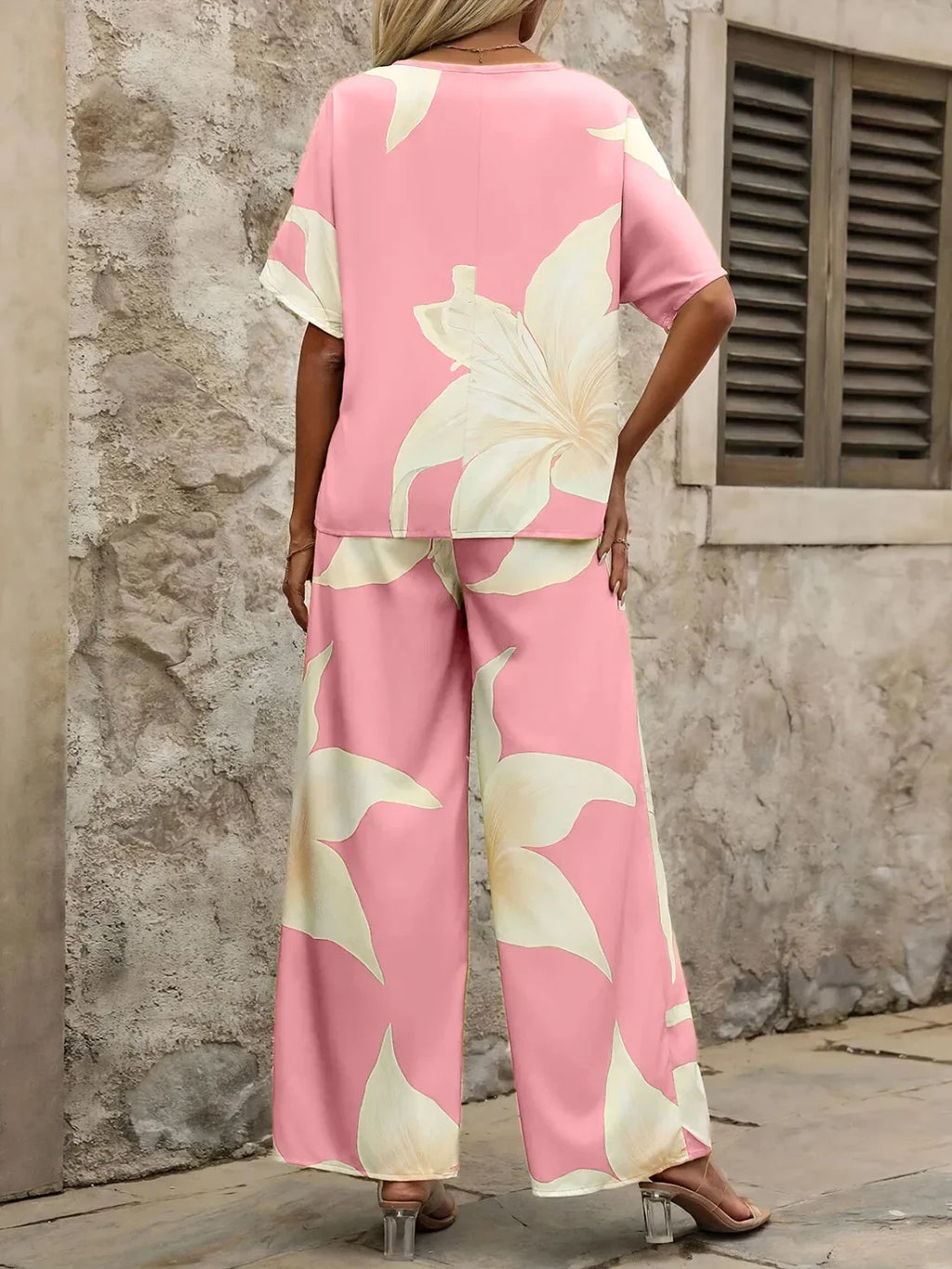 SAIDE™ | S9 TWO PIECE SET - BATWING SLEEVE TOP AND PANTS