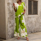 SAIDE™ | S9 TWO PIECE SET - BATWING SLEEVE TOP AND PANTS