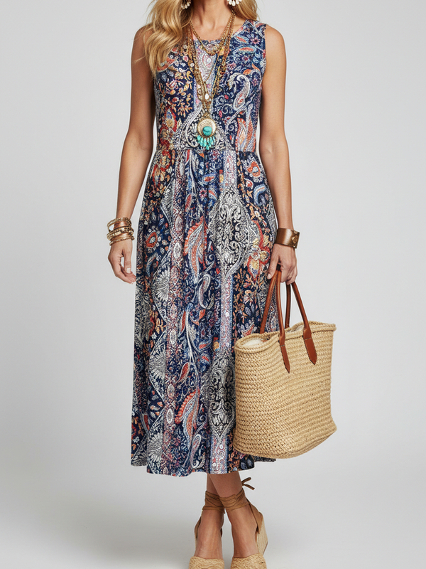 SAIDE™ | S173 DRESS - ELEGANT MAXI DRESS