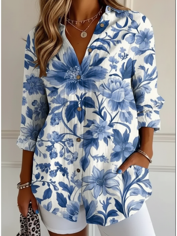SAIDE™ | S191 TOP - CASUAL LONG SLEEVE TOP