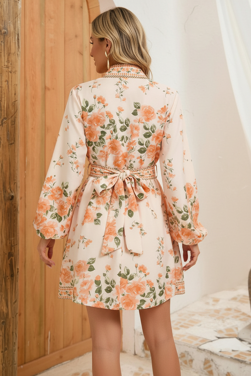 S115 Dress Back View - S106 Model