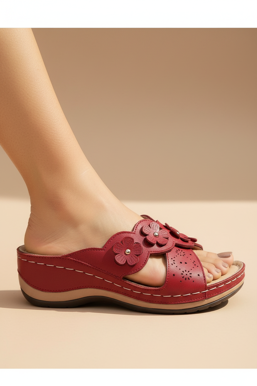 S118 Platform Sandals - Side View Detail