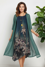 S121 2-Piece Set - Navy Iris Front View