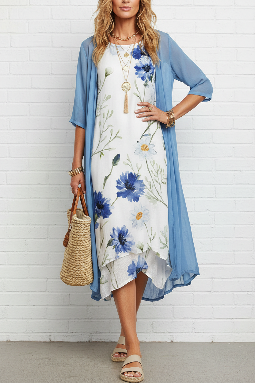 S121 Full-Length Front - White Brick Wall