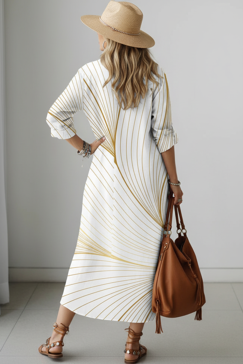 Striped Dress Back - Different Bag